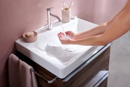 HANSGROHE HG Tecturis S WTM 110 mit Zugstangen-Ablaufgarnitur chrom  – 73310000
