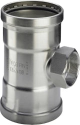 VIEGA Viega T-Stück Sanpress Inox XL 2317.2XL in 76,1mm x Rp3/4 x 76,1mm Edelstahl   – 482 862