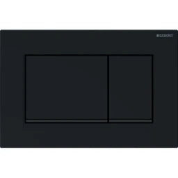 GEBERIT GE Betaetigungsplatte Sigma20 2-Mengen schwarz/schwarzmatt, square   – 115.883.DW.1