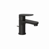KLUDI Kludi X1 Waschtisch-EHM 75 m. Ablaufgarnitur mattschwarz  – 322663975
