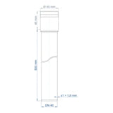 POLOPLAST PO Steckmuffenrohr POLO-KAL XS DN 40/500  – 102012