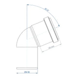 POLOPLAST PO Bogen POLO-KAL NG DN 50/67Grad   – 02123