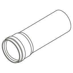 REHAU RAUPIANO PLUS Abflussrohr DN 90, Baulänge 150 mm  – 11239841002