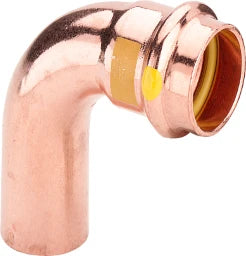 VIEGA Viega Bogen 90 Grad mit SC Profipress G 2616.1 für Gas in 18mm Kupfer   – 345 549