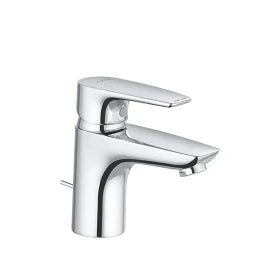 KLUDI Kludi Pure&Solid WT-Einhandmischer 75 DN15 mit Ablaufgarnitur   – 343820575