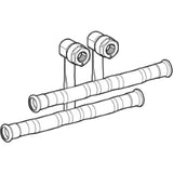 GEBERIT GE Mapress C-Stahl Hzk-Anschluss Set VL/RL m. EK-Klemmverschr. d18 x 15mm   – 24046