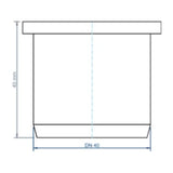 POLOPLAST PO Muffenstopfen POLO-KAL DN 40   – 02321