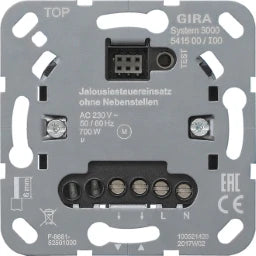 GIRA S3000 Jal.steuereins. o.Nebenst.eing. Ei nsatz   – 541500
