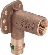 VIEGA Viega Wandscheibe mit SC Sanpress 2225 in 15mm x Rp1/2 x 45mm Siliziumbronze   – 116 552