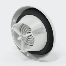 POLOPLAST PO Abluftventil POLO-KWL DN 100, Verteilsystem DN 75   – 02917
