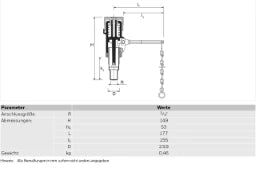 RESIDEO Resideo Feuerungsregler FR124 Kunststoff, 3/4 ", A   – FR124-3/4A