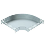 OBO Bogen 90° für Kabelrinne, horizontal 60x 300 Stahl bandverzinkt  – 6036566