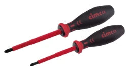 CIMCO 1.000 V VDE-Spezial Schraubendreher mit Kombi-Profil, Satz  – 117750