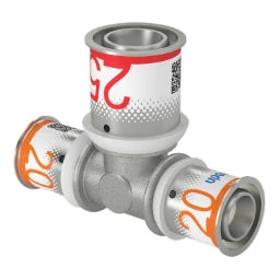 UPONOR Uponor S-Press PLUS T-Stück reduziert 20-25-20   – 1070571