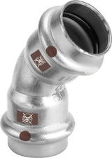 VIEGA Viega Bogen 45 Grad mit SC Temponox 1726 in 22mm Stahl nichtrostend  – 809 867