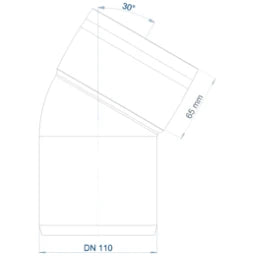 POLOPLAST PO Bogen POLO-KAL XS DN 110/30Grad  – 102141