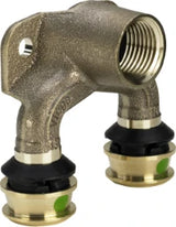 VIEGA Viega Doppelwinkel Raxofix 5325.7 in 20mmxRp1/2x16mm Siliziumbronze   – 645 953