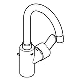 GROHE Grohe EH-Waschtischbatterie Eurostyle C 23043 L-Size chrom   – 23 043 003