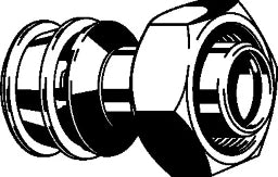 VIEGA Viega Verschraubung mit SC Raxofix 5329 in 16mm Siliziumbronze   – 647 865