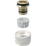 GEBERIT GE FlowFit Eurokonusverschraubung MS d20 mm x G3/4, vernickelt  – 619.056.00.1