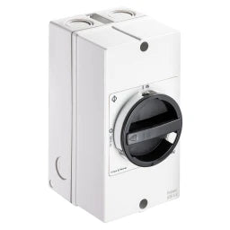 KRAUS&NAIMER Hauptschalter,3pol+1NO/1NC,AP-Geh. IP66 Ith=25 A,P=7,5 kW(AC23B,400V AC),6 mm²   – 70012796