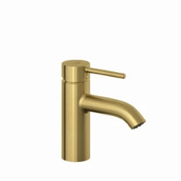 KLUDI Kludi Bozz Waschtisch-EHM 75mm mit Push Open Ablaufventil brushed gold  – 38266N076