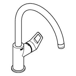 GROHE Grohe BauLoop EH-Spültischbatterie Zero chrom   – 31 368 001