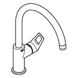 GROHE Grohe BauLoop EH-Spültischbatterie Zero chrom   – 31 368 001