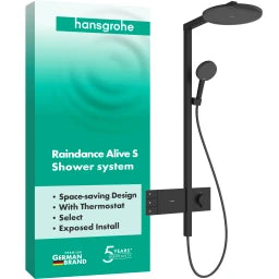 HANSGROHE HG Showerpipe Raindance Alive S 300 2jet mit Thermostat MSW  – 24595670