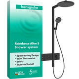 HANSGROHE HG Showerpipe Raindance Alive S 300 2jet mit Thermostat MSW  – 24595670