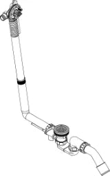 HANSGROHE HG Exafill S Wanneneinlauf mit Ab-und Überlaufgarnitur   – 58115180