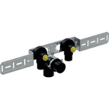 GEBERIT GE FlowFit AnWinkel-Set, vormontiert 2fach, abges. d20mm x Rp1/2 AD15,3cm RG+   – 619.681.00.1