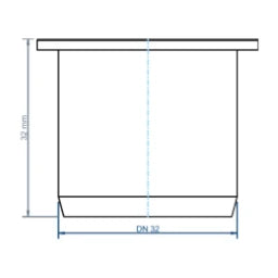 POLOPLAST PO Muffenstopfen POLO-KAL DN 32  – 02320