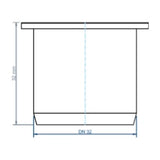 POLOPLAST PO Muffenstopfen POLO-KAL DN 32  – 02320