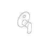 KLUDI Kludi X1 UP-Wafü-Brause-EHM mit Funktionseinh.,Feinbau-Set chrom  – 327590575