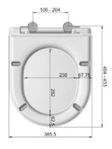 MKW MKW Dario FL WC-Sitz mit Deckel mit Metallscharnier, weiß  – AE00-0A01