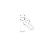 KLUDI Kludi Bozz Waschtisch-EHM 75mm mit Push Open Ablaufventil brushed gold  – 38266N076