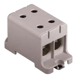 POLLMANN Universalklemme AL/CU 2-fach grau 4 Klemmstellen 16 - 95mm²   – 2090204