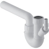GEBERIT GE Doppelkammersiphon in PP weiss geraeuscharm d 40x40mm 152686   – 152.686.11.1