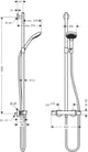 HANSGROHE HG Croma Select S Multi Showerpipe weiß/chrom  – 27248400