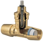 KRAMMER Krammer HA-Schieber Fig.354 1', PN16 f.PE/AD32 m.beids.Steckmuffe  – 5003163