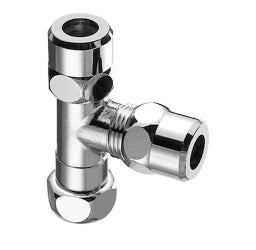 SCHELL SCHELL T-Stück chrom 3/8x10x10mm  – 04 100 06 99