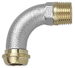 HERZ Eisenrohranschlussbogen Fig.6249(00) 3/8" konischd.   – 1624900