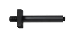 REGENWERK Regenwerk Passion Deckenarm 165 mm, eckig, Messingrosette, schwarz  – BPPAARRDAES