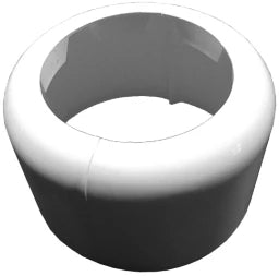 HUTTERER & LECHNER HL7.WE WC-Rosette teilbar DN110, weiß   – HL7.WE