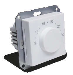 SALUS Raumthermostat Design-kompatibel 55x55mm, RAL 9010   – 117251
