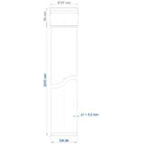 POLOPLAST PO Steckmuffenrohr POLO-KAL 3S DN 90/2000  – 102415