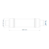 POLOPLAST PO Schalldämpfer POLO-KWL DN 75   – 02912