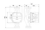 GRUNDFOS Grundfos Hocheffizienz Umwälzpumpe ALPHA Solar 25-75 PN10 G1_1/2 180mm 1x230V  – 98989300