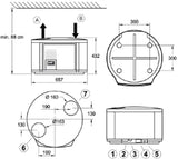 OCHSNER OCHSNER EUROPA MINI IWP Luft Warmwasser-Wärmepumpe  – 110246